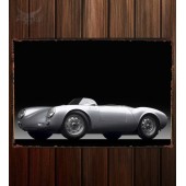 Металлическая табличка Porsche 550 Spyder